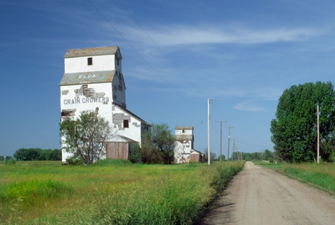 Elva wooden elevator in Manitoba "Battling the Elements"