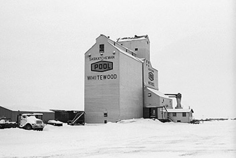 Image of Whitewood wooden grain elevator, Saskatchewan