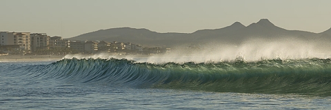 Image of waves, Mexico  "The End"