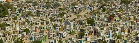 The Pantheon de Los San Juanes, mass graveyard in La Paz, Baja, Mexico