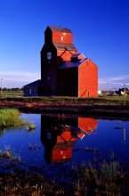 P&H Grain elevator at Raymond, Alberta