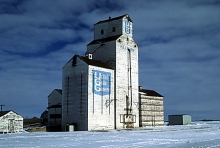 Image of wooden elevator at Fillmore, Saskatchewan