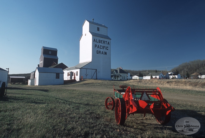 Grain Elevators at Meeting Creek, Alberta