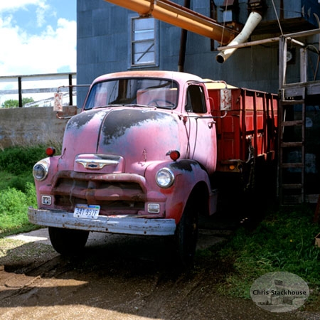 Old grain truck still operating in Montana