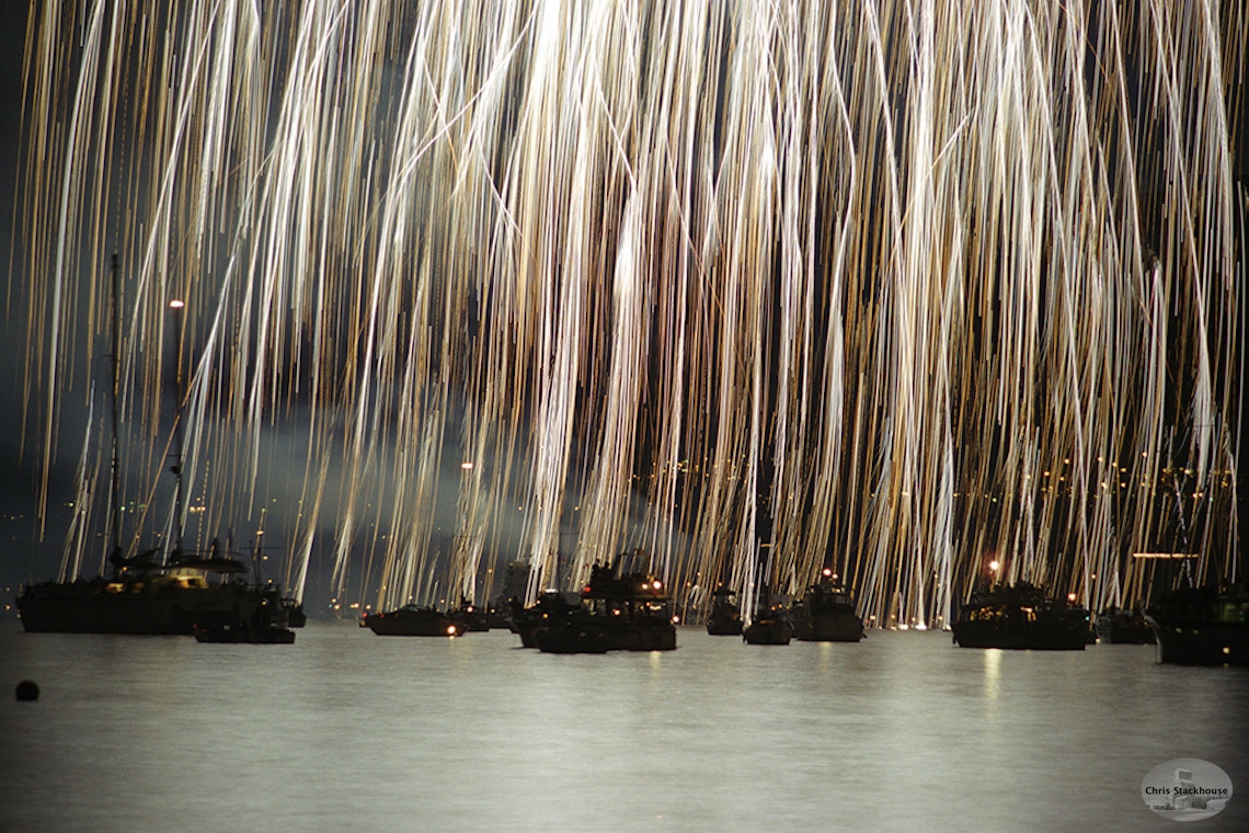 Summer Rain fireworks in Vancouver, BC